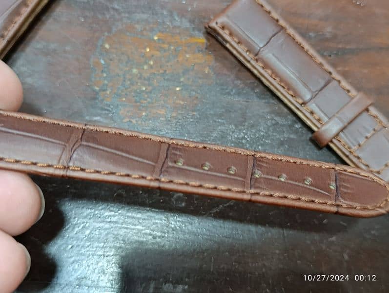 Genuine Leather 20 mm imported straps for Omega and other watches 2000 5