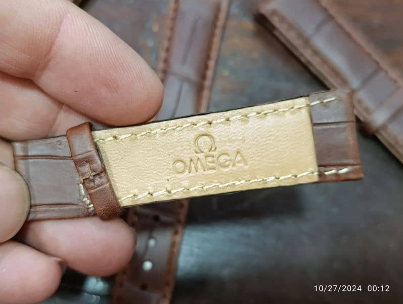 Genuine Leather 20 mm imported straps for Omega and other watches 2000 6