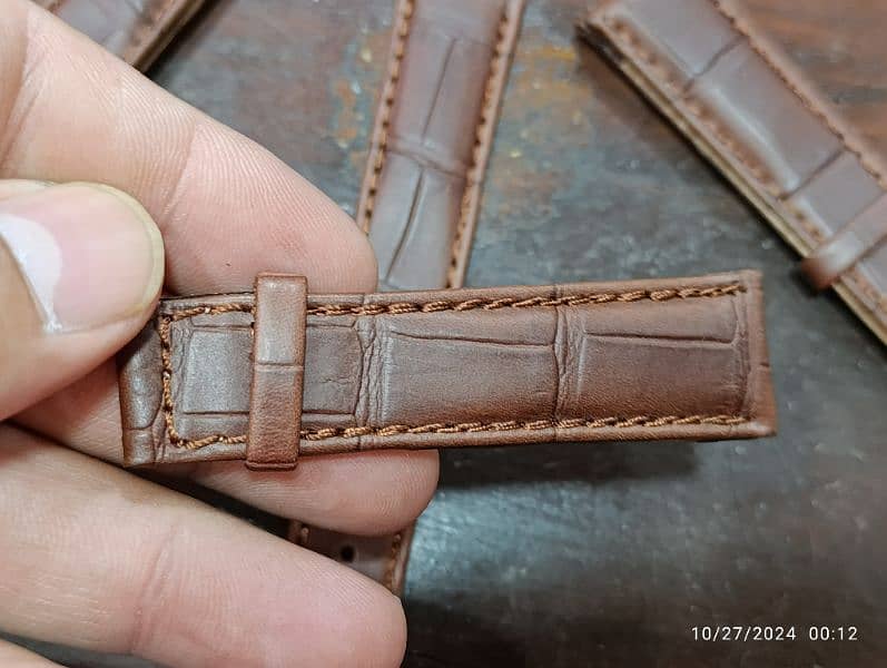 Genuine Leather 20 mm imported straps for Omega and other watches 2000 7