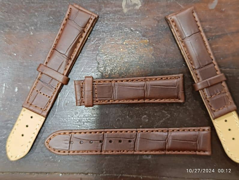 Genuine Leather 20 mm imported straps for Omega and other watches 2000 8