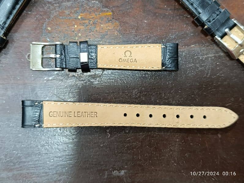 Genuine Leather 14 mm imported straps for Omega and other watches 1500 6