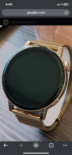 Huawei watch Gt3 42 mm gold colour 10/10 condition