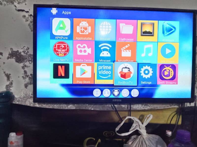 Samsung led tv with Android box 1