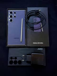 Samsung Galaxy S24 Ultra (Box , Charger &Acessories)