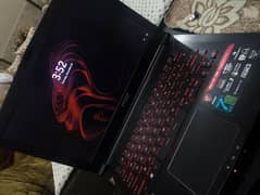 Msi laptop with Core i7 7th gen , 32gb ram , Gtx 1060 [6gb]