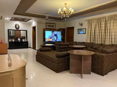 1 Kanal Brand New Triple Story Fully Furnished 13 Bed Attach Bath, 3 TVL, 3 Dring Room Attach Bath, 3 Kitchen Servant Quarter House Per Day, Per Month Available For Rent Video & Pics Available