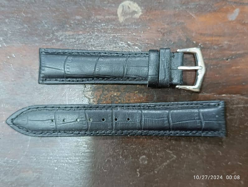 Genuine Leather 20 mm imported straps for Patek Philippe etc watches 10