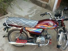 Honda bike70cc 03266809651urgent for sale model 2020