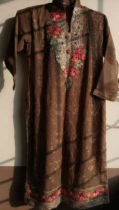 brown colour 3 PCs suit