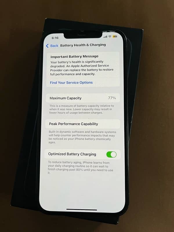 Iphone 12 Pro Max PTA Approved 256 gb 5