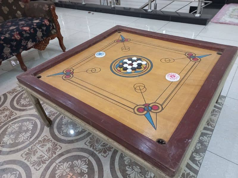 center table with carrom board 0