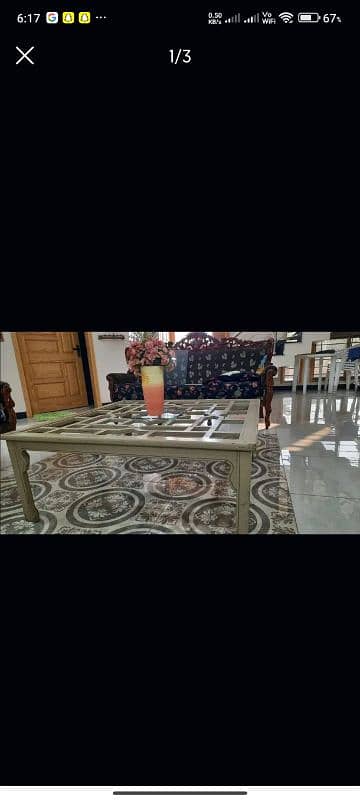 center table with carrom board 2