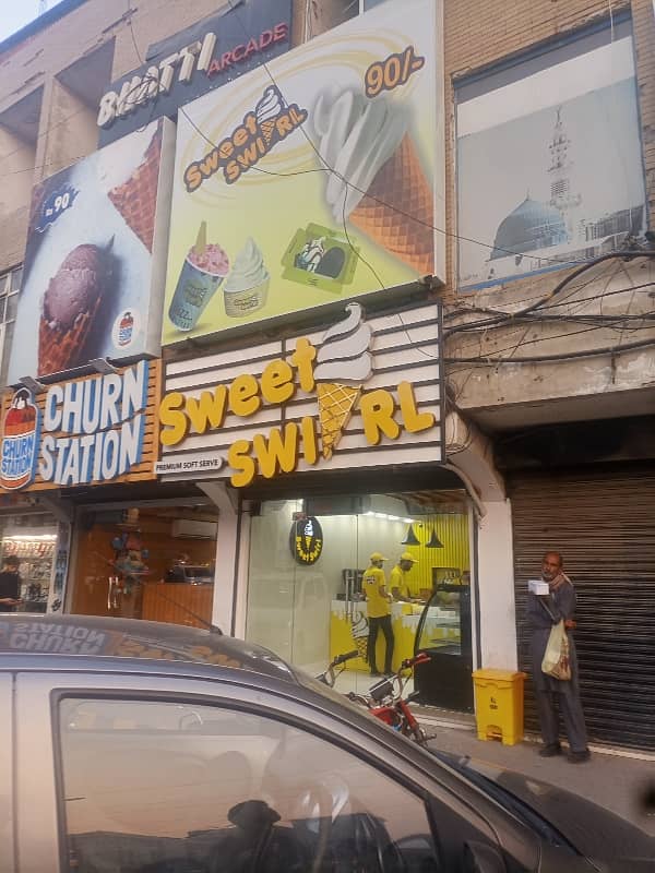 1500 Sqft Shop Available on Main Model Town Link Road Next to Sweet Swirl 0