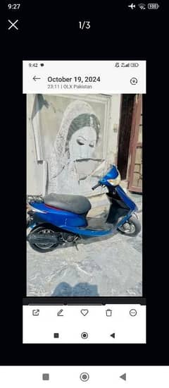 3 year old honda scooty