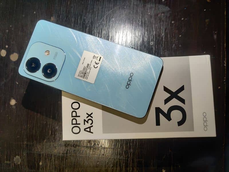 Oppo A3x , New 10/10 , 4 64 gb , box charger all new 0