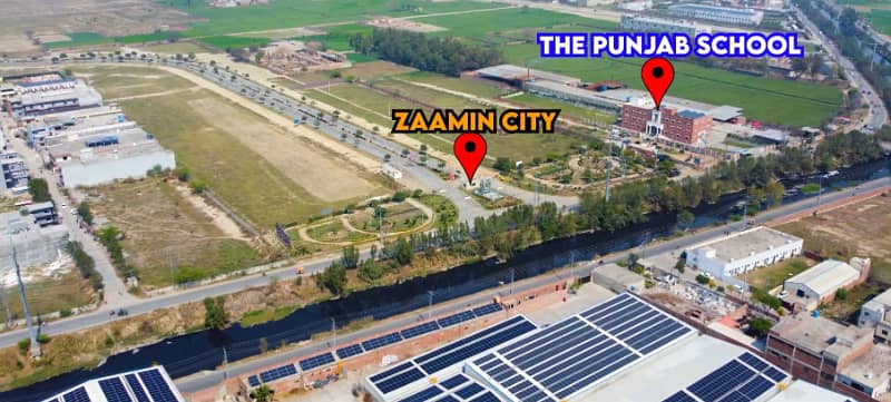 5 Marla Ready To Possession Ideal Location Plot on 2.5 Years Easy Installment Plan In Zaamin City Lahore 13