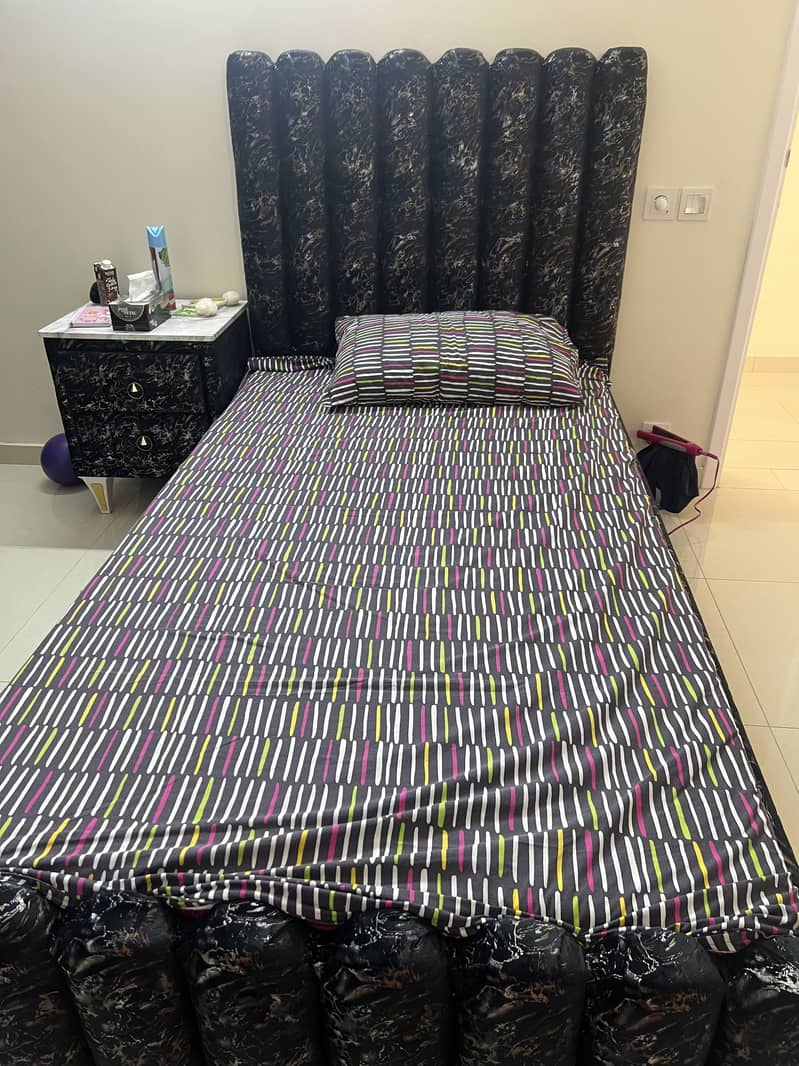 Brand new Single bed for sale - high quality turkish fabric 2