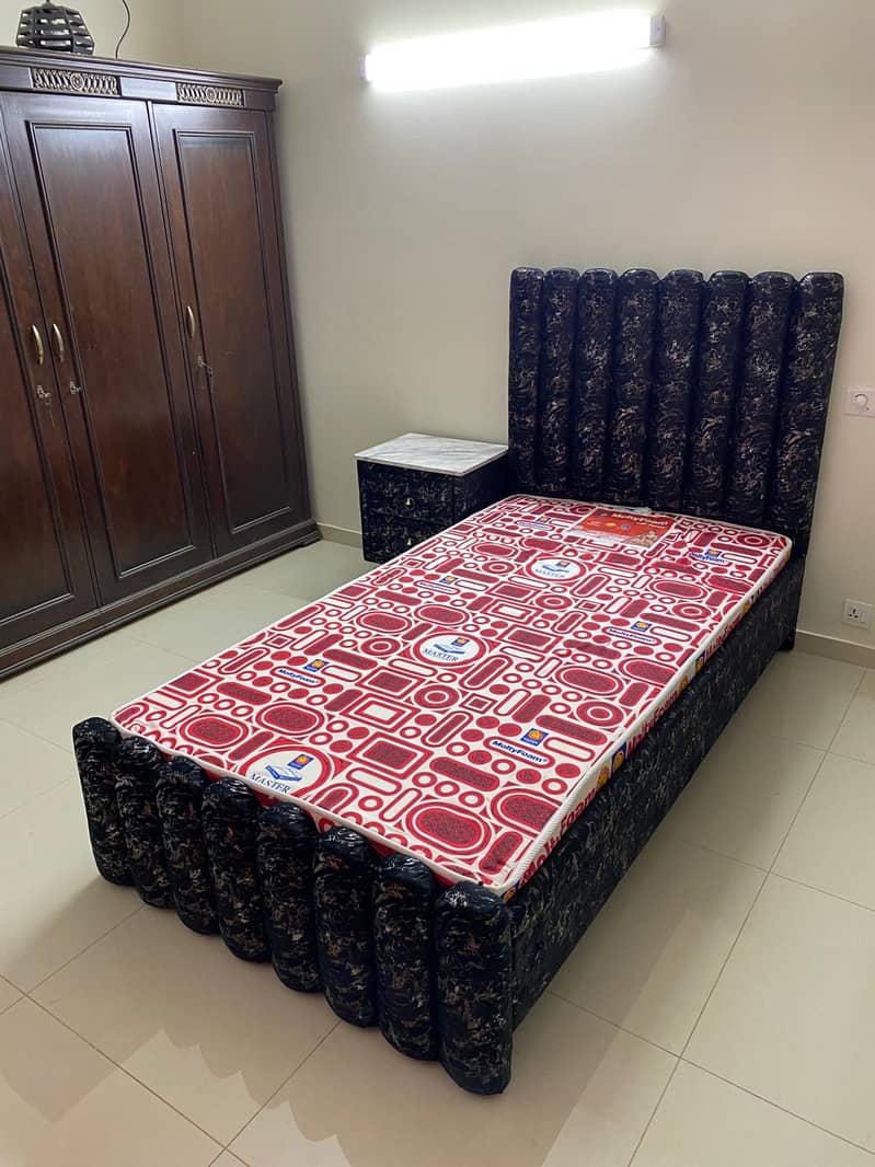 Brand new Single bed for sale - high quality turkish fabric 3