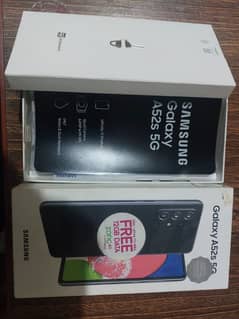 Galaxy A52S 5g with Box accessories PTA