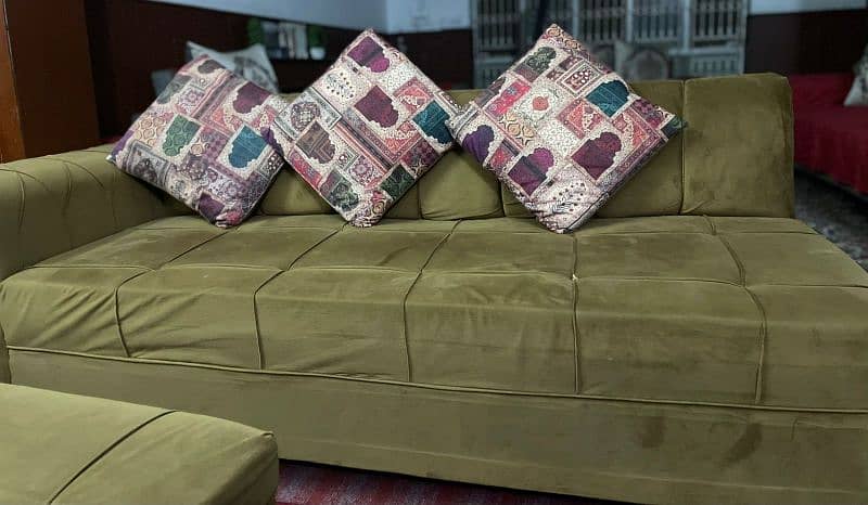 L shaped 7 sitter sofa set 6