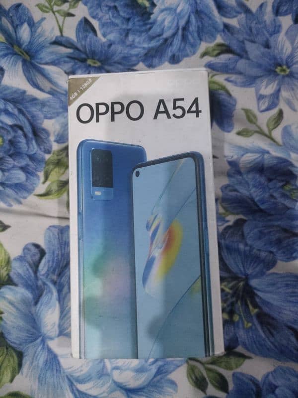 oppo a54 4/128 glas change hai saf phone hai box b sath hai 0