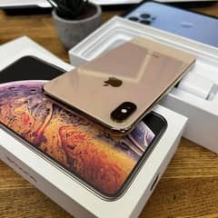 Apple Iphone X''s Max 256 GB PTA Approved Gold Whatsap ( 0344 2455364)