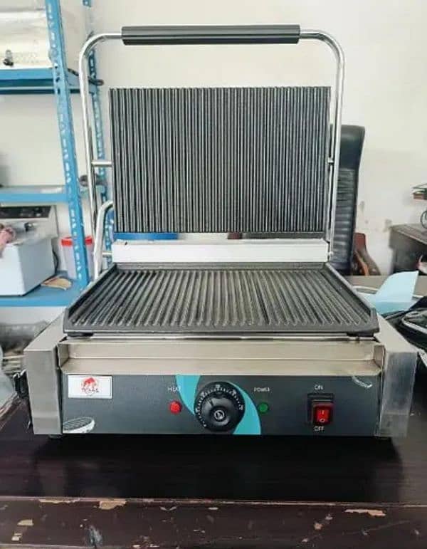 imported panini grill double unite imported pizza oven fast food setup 6