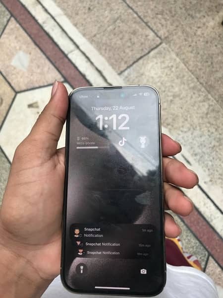 iphone 14 pro non pta factory ulock10/10 strachless 128 gb only phone 3