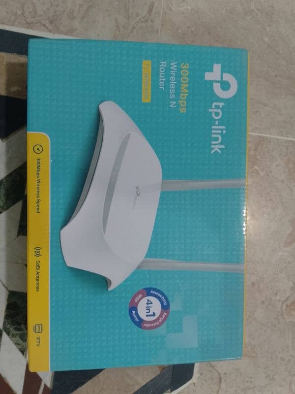 Wifi Router Tp-Link WR840N with Huawei Onu Xpon fresh condition 3