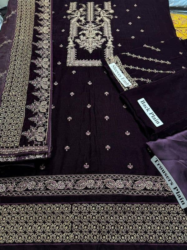 Brand Nam ,ASIM JOFA _fabric velvet 9000_ best quality _ only 6100 3