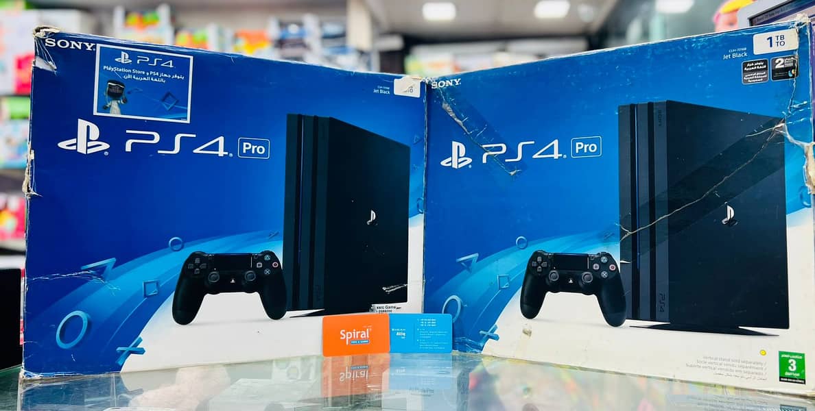 Ps4 Pro 1TB 4K / Playstation 4 Pro Available at Spiral Games 0