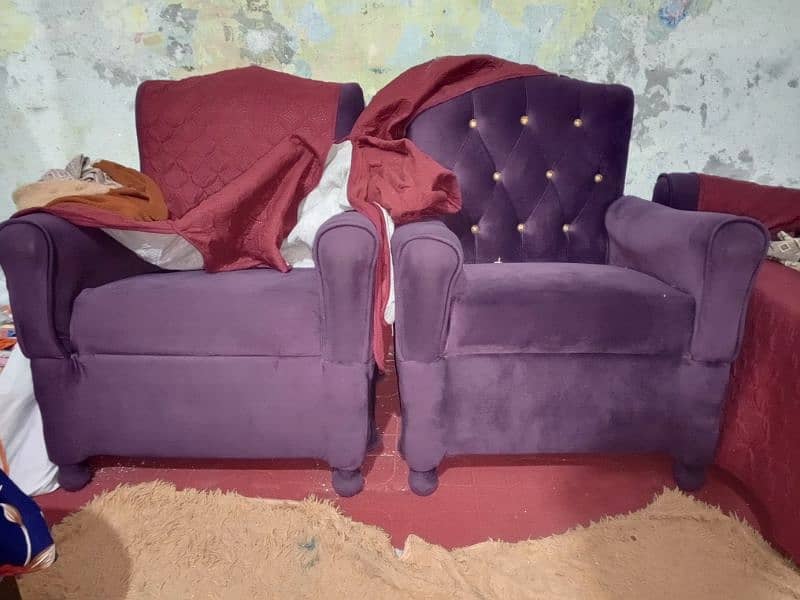 sofa set with cover 2