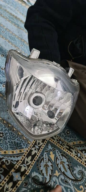 Suzuki GR150 genuine headlight crystal clear glass 7