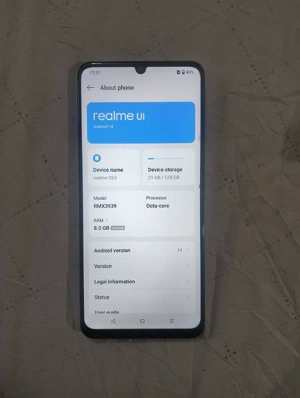 Realme C. 63 (8/128) 0