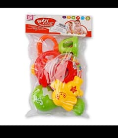 Rattle& sensory teether pack of 5