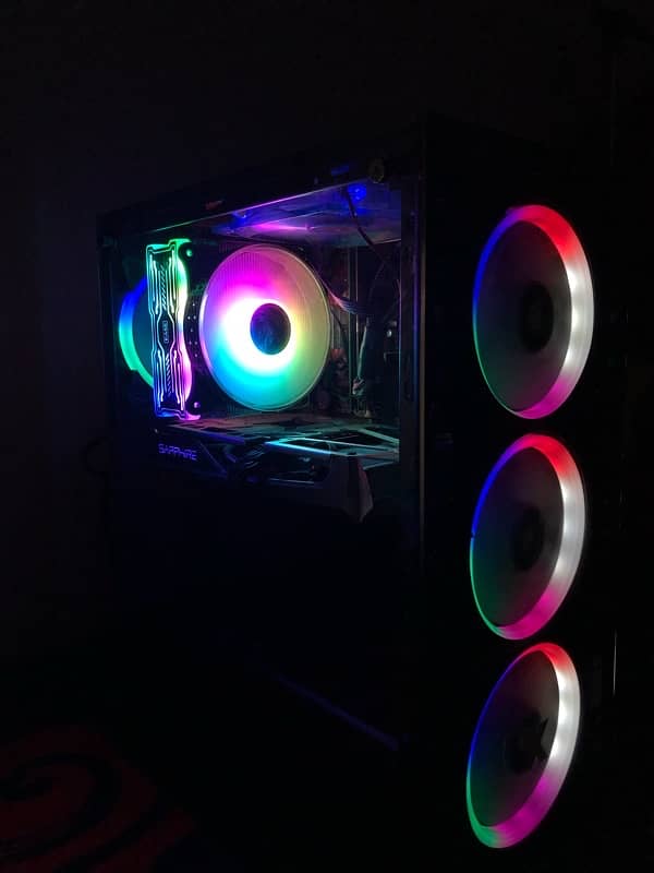 gaming case Xtreme XG-01 with 4 RGB fans 1