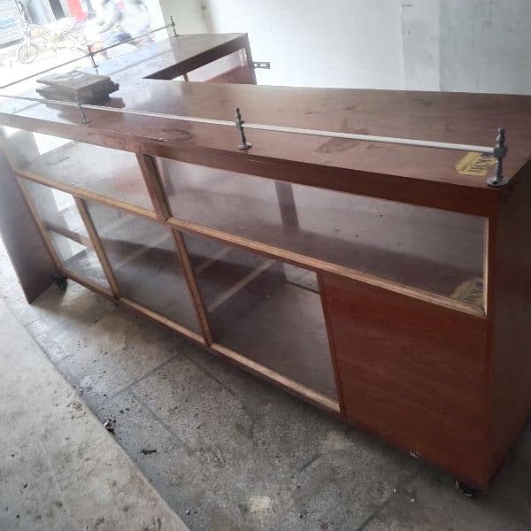 Display counter / wooden counter 12