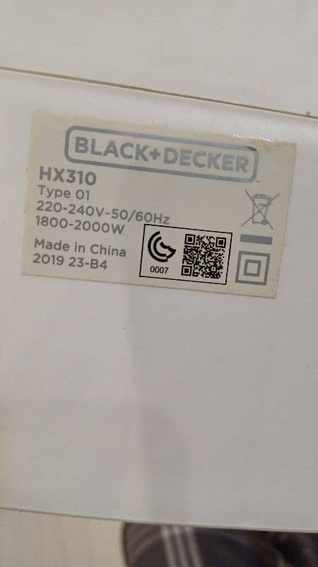 Heater black and decker 3