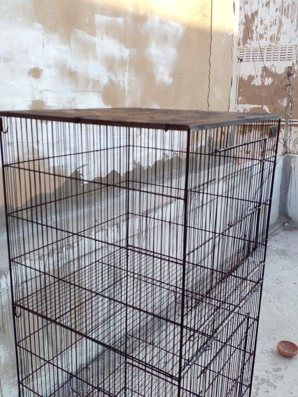 Parrot cage 3 portion and 1 portion 6