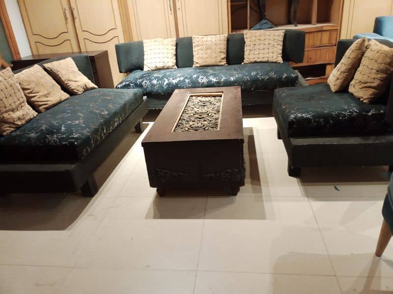 slightly used sofa set 3 2 1 seater call 0312'4049200 2