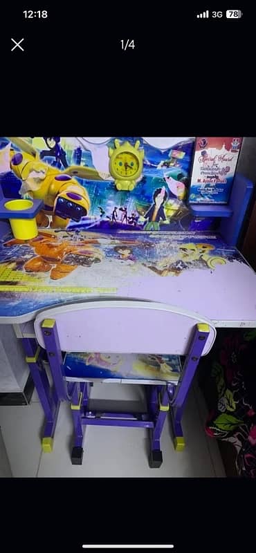 kidz writing chair 1