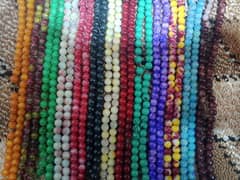 8mm Double shade marble beads Lari