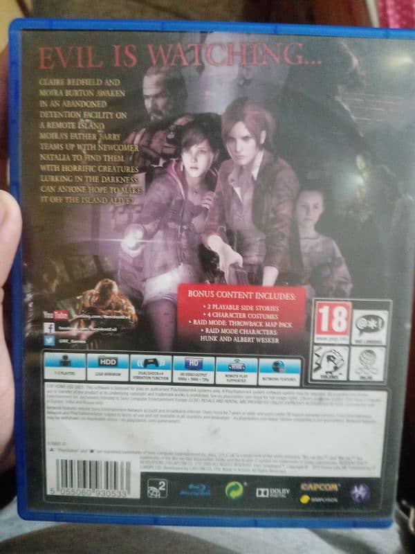 resident evil 2 revelations ps4 cd 1