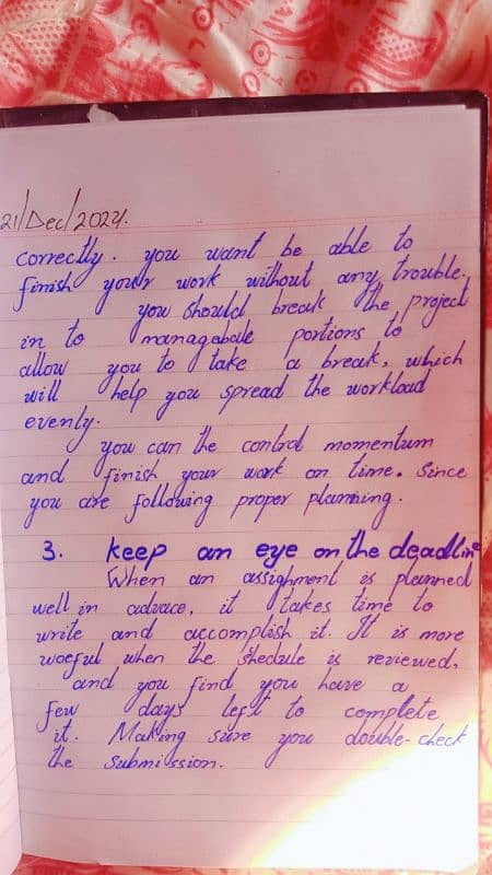 handwriting assignments 0