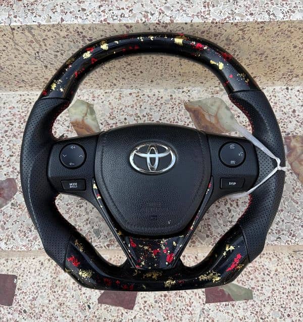 Toyota Corolla Grande Carbon fiber steering 3