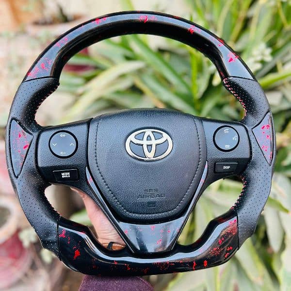 Toyota Corolla Grande Carbon fiber steering 4