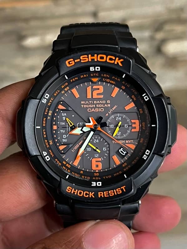 Casio G-Shock GW-3000B-1A Solar Gravitymaster 0