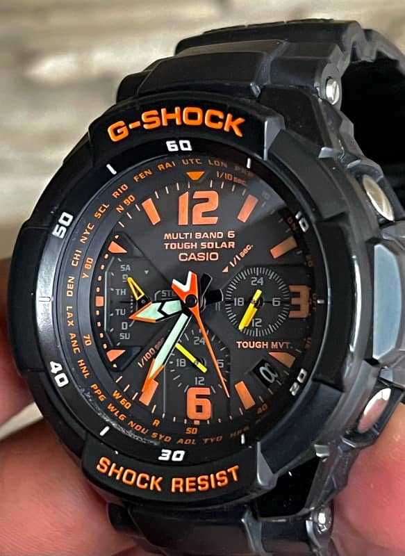 Casio G-Shock GW-3000B-1A Solar Gravitymaster 8