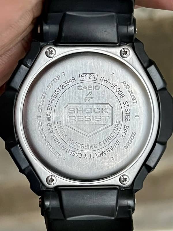 Casio G-Shock GW-3000B-1A Solar Gravitymaster 13