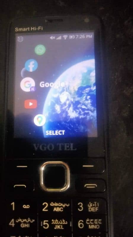 VGO TEL key pad mobile with box wi-fi and social media apps working. 5